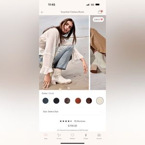 Free People Essential Chelsea Boot Chalk 1 size 39 1 size 40